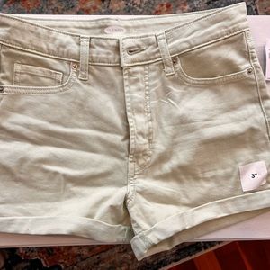 Old Navy denim shorts light mint size 6